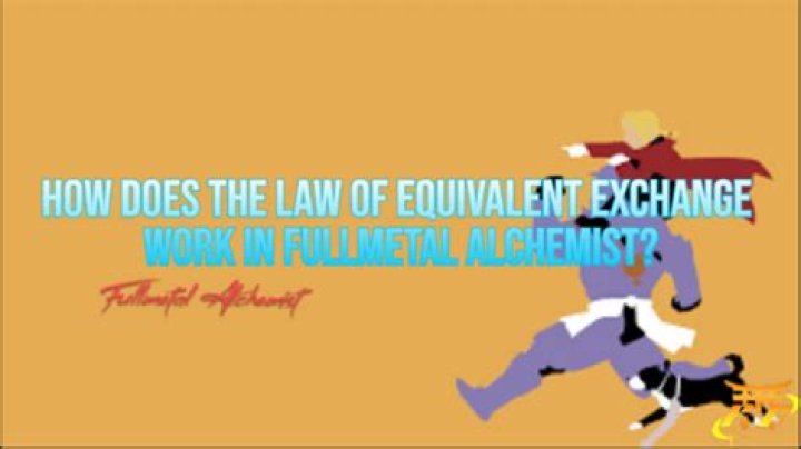 How does the law of equivalent exchange work?