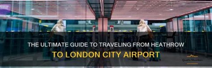How early do you need to get to London City airport?