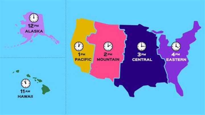 How far behind is Hawaii time from Maryland?
