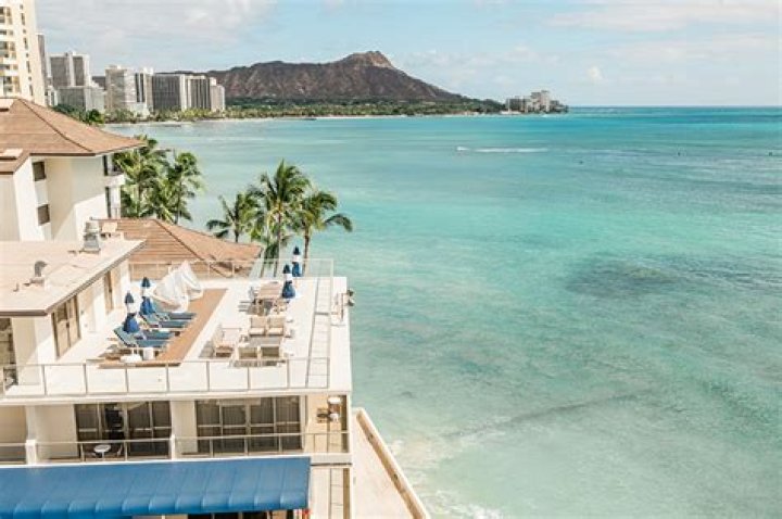 How far is Outrigger Reef Waikiki from beach?
