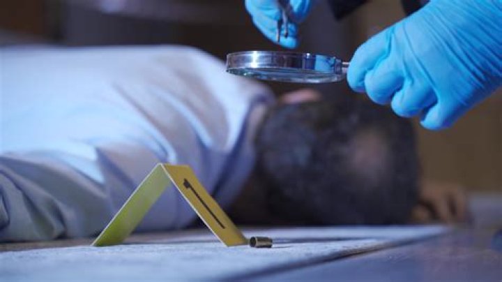 How is sperm detected at a crime scene?