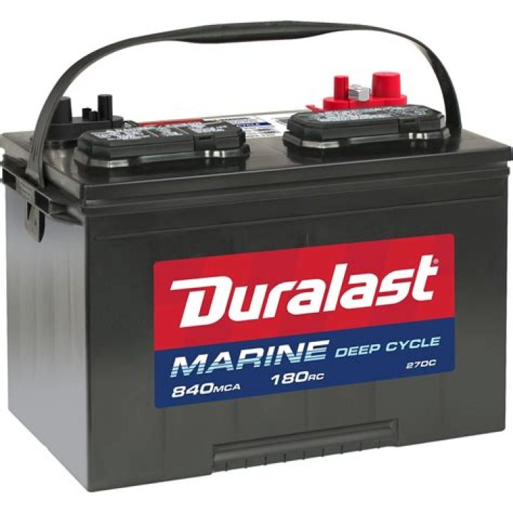 How long does a duralast marine battery last?