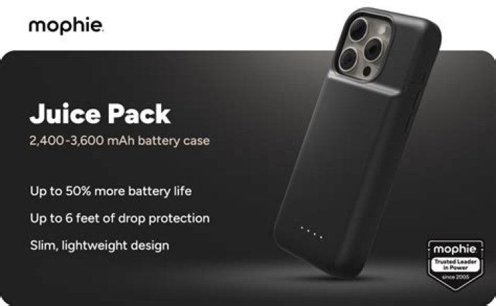How long does a Mophie juice pack last?