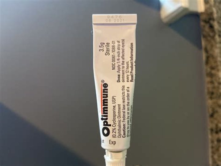 How long does a tube of Optimmune last?