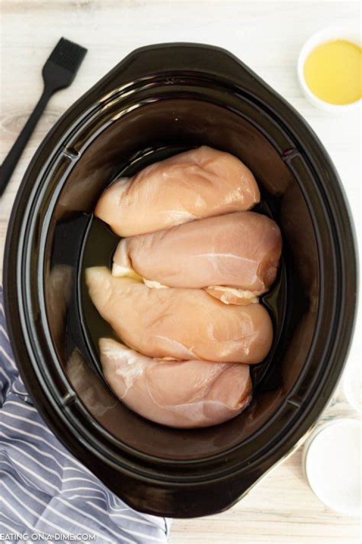 How long does it take to cook 6 chicken breasts in a crock pot?