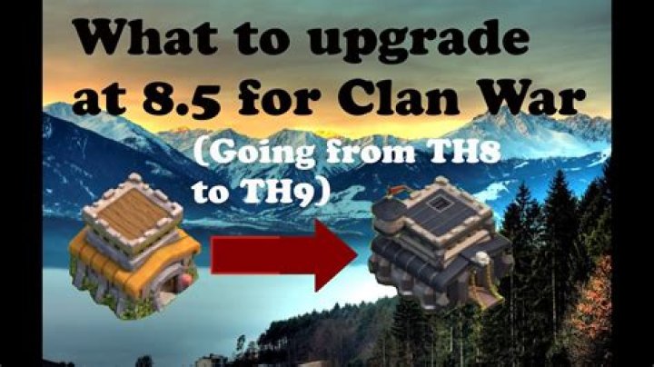 How long does it take to go from th8 to TH9?