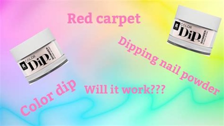 How long does red carpet color dip take to dry?