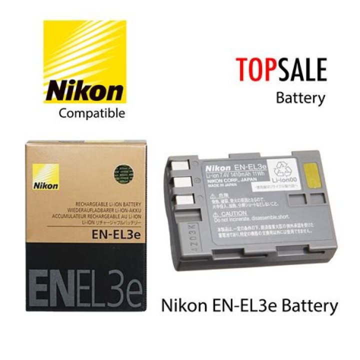 How long does the Nikon EN-EL3e battery last?