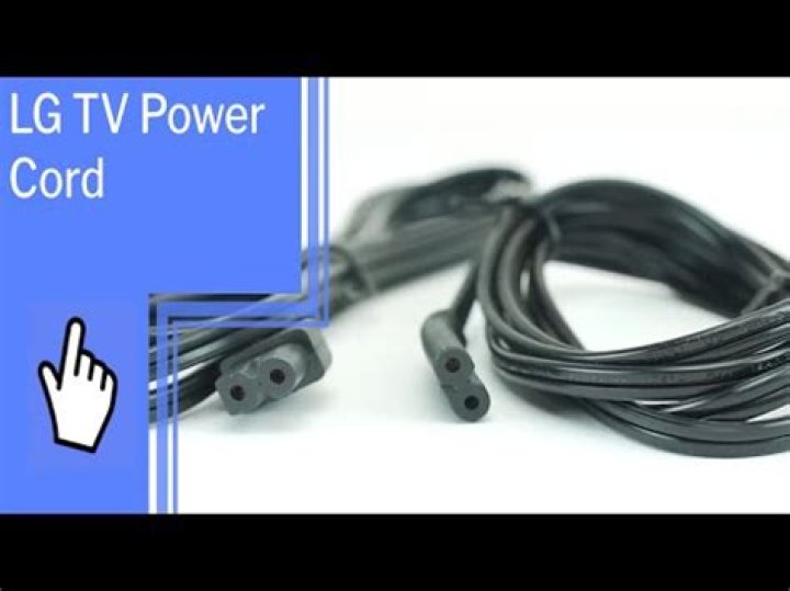 How long is LG TV power cable?
