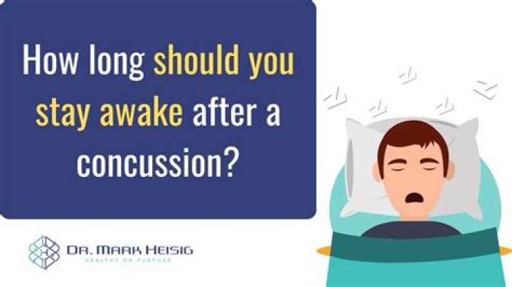 How long should you stay home after a concussion?