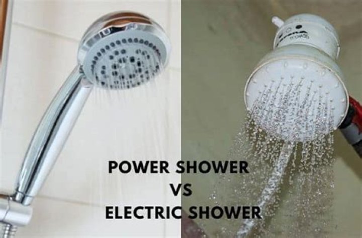How many bar is a power shower?