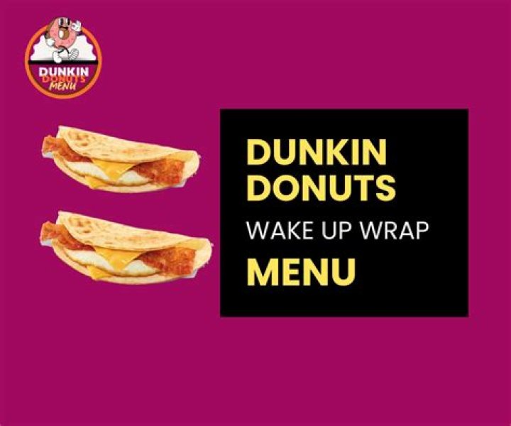 How many calories are in a Dunkin Donuts wake up wrap with sausage?