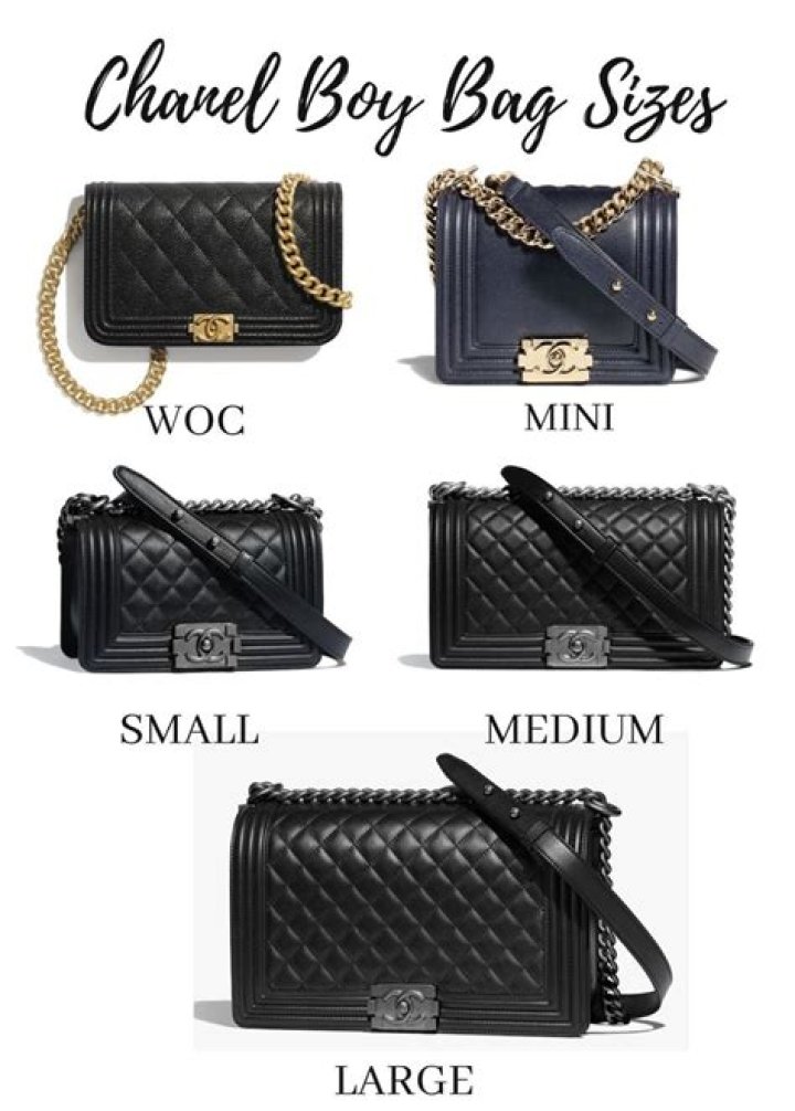 How many cm is the Chanel Boy Bag?