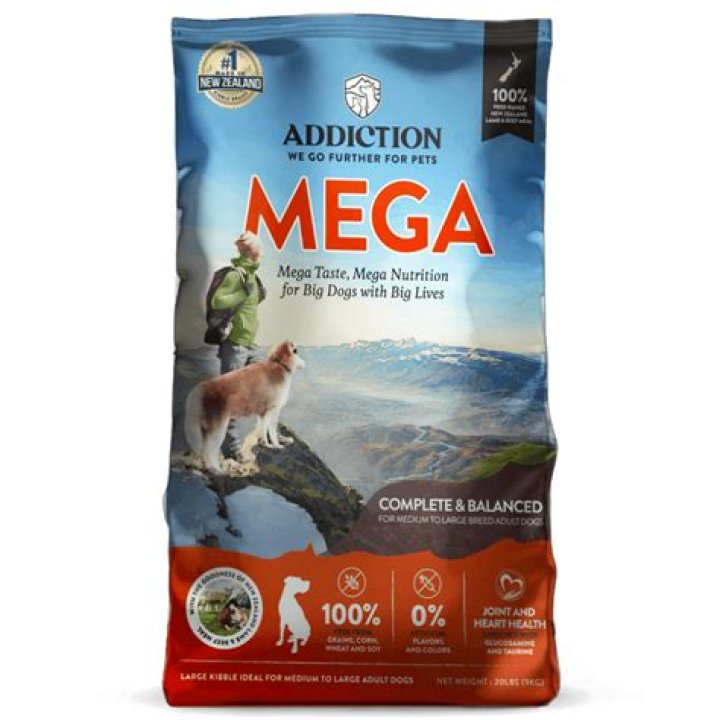 How many cups is 20kg dog food?