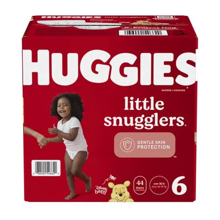 How many diapers are in a Huggies size 6?