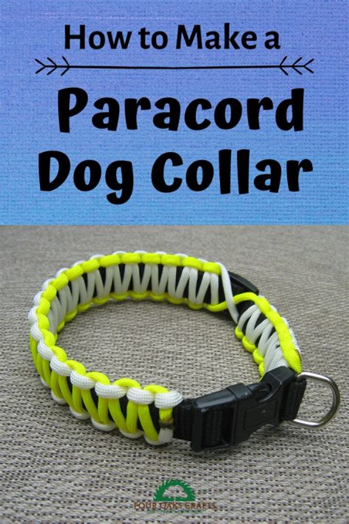 How many feet of paracord do I need for a dog collar?