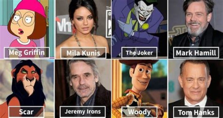 How many iconic cartoon character voices are there?