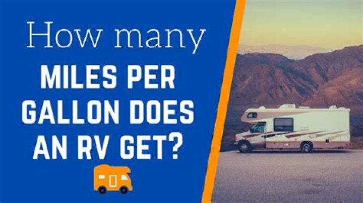 How many miles per gallon does a V8 motorhome get?