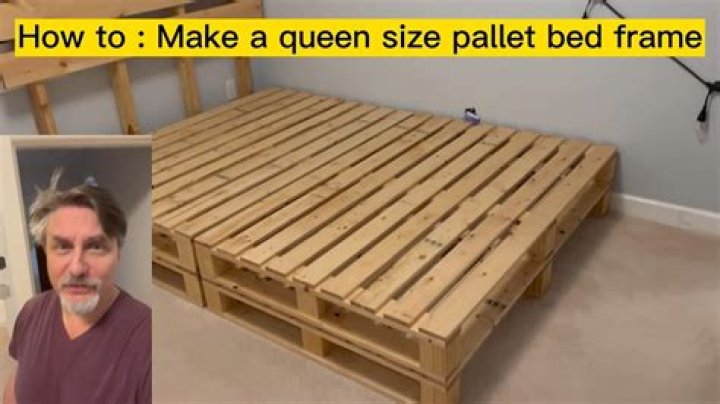 How many pallets do you need for a queen size bed frame?