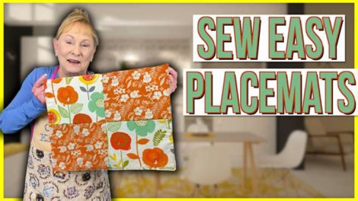 How many placemat sewing patterns are there?
