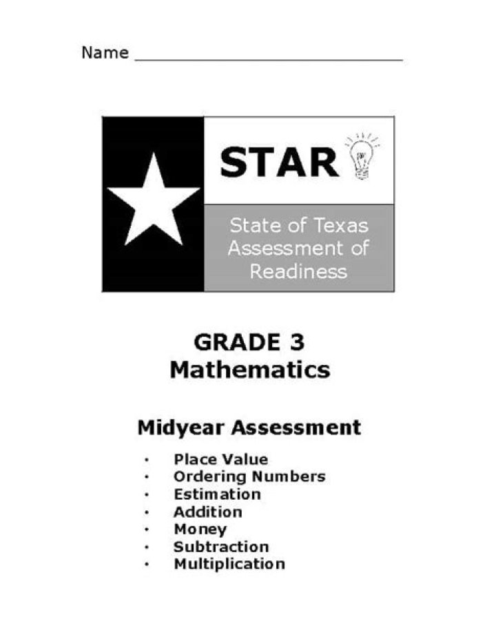 How many questions are on the 3rd grade math STAAR?
