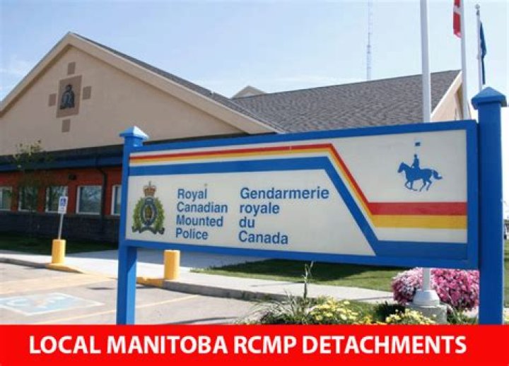 How many RCMP detachments are there in Manitoba?