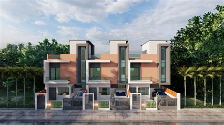 How many row house locations are there?