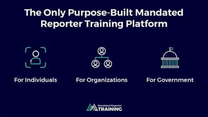 How many sections are in the Pitt mandated reporter training?