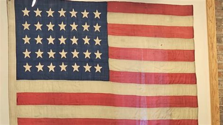 How many stars did the union flag have during the Civil War?