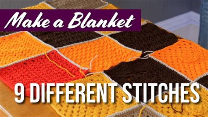 How many stitches for a square for a blanket?