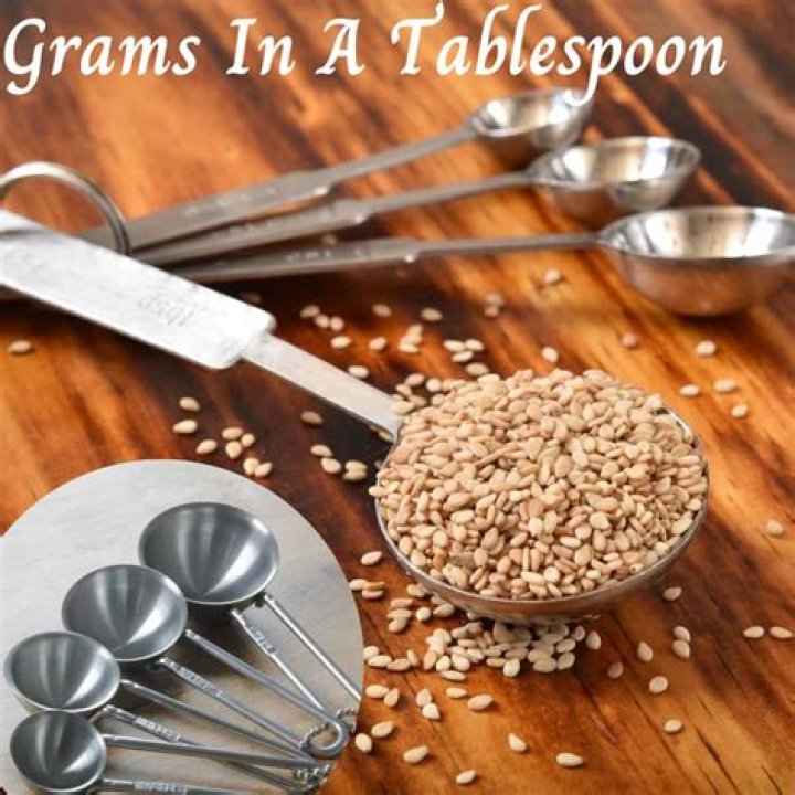 How many tablespoons is 30 grams of salt?