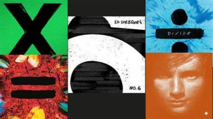 How many top 10s does Ed Sheeran have?