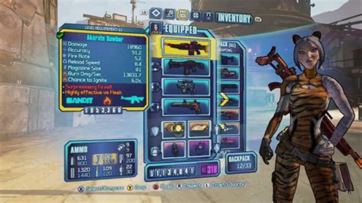 How many unique weapons are in Borderlands 2?