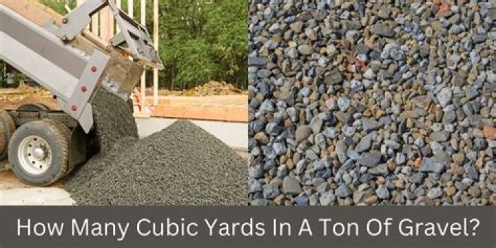How many yards of gravel make up a ton?