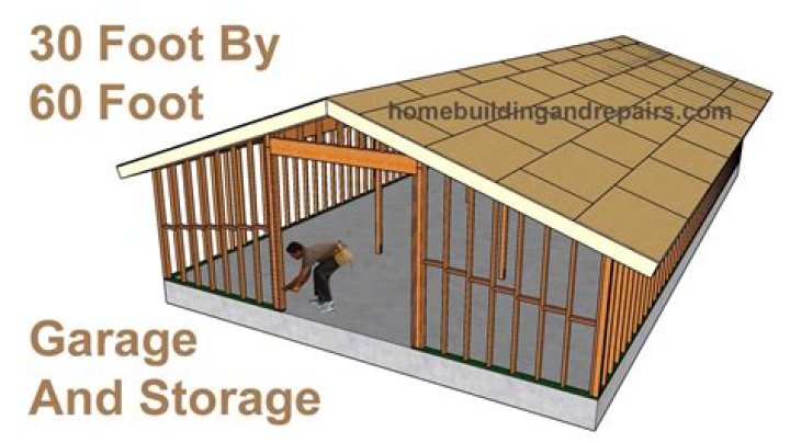How much does a 30 by 60 garage cost?