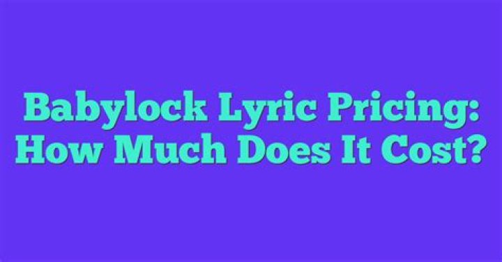 How much does a Babylock serger cost?