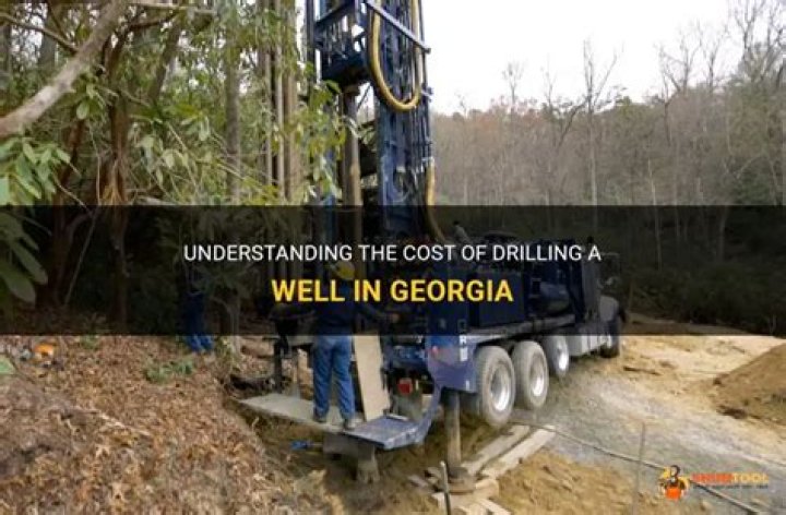 How much does a well cost in Georgia?