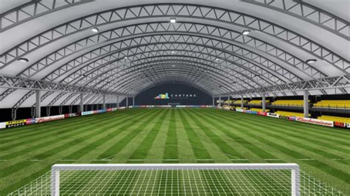 How much does it cost to build an indoor soccer dome?