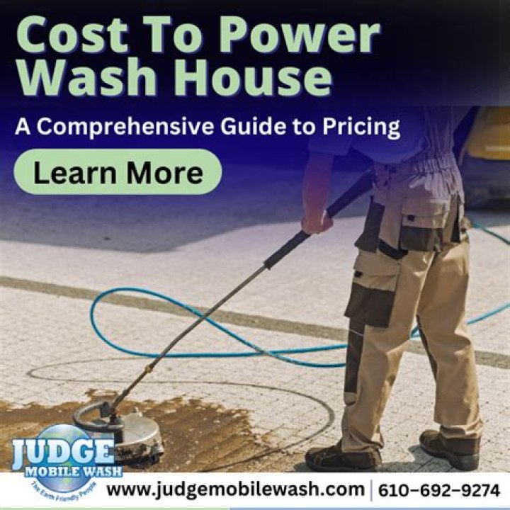How much does it cost to power wash a commercial building?