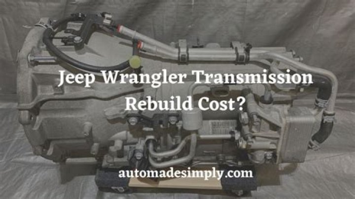 How much does it cost to rebuild a transmission on a Jeep Liberty?