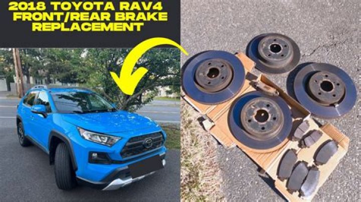 How much does it cost to replace brakes on a Toyota RAV4?
