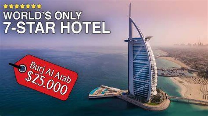 How much does the Dubai 7 star hotel cost?