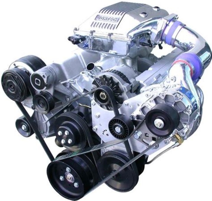 How much horsepower does a supercharger add to a Chevy 350?