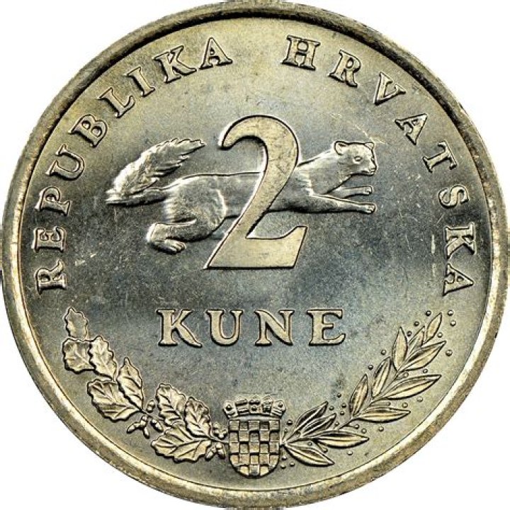 How much is a 2 Kune coin worth?