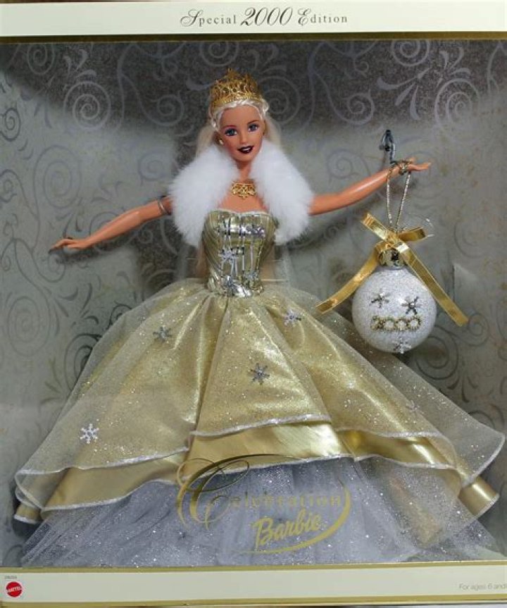 How much is a 2000 collector Barbie worth?