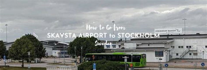 How much is a taxi from Skavsta airport to Stockholm?