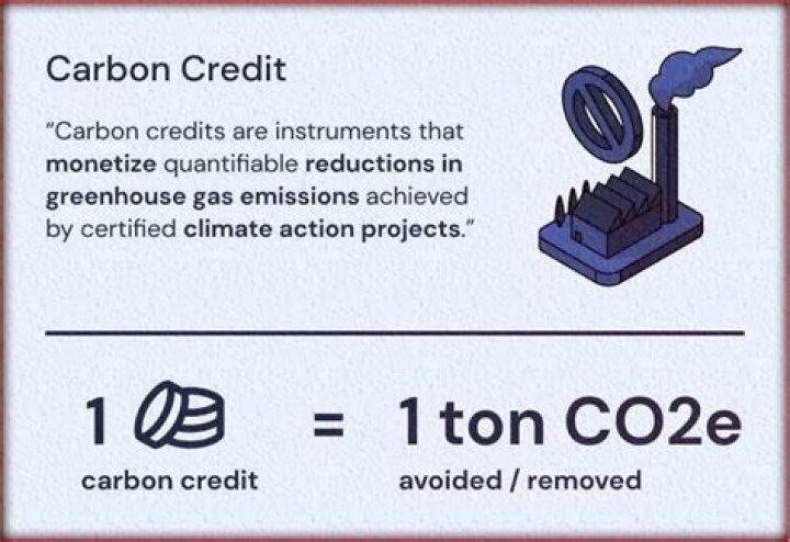 How much is a ton of carbon credits worth?