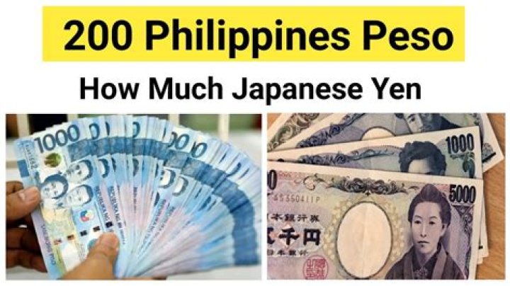 How much is a yen in pesos?