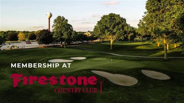 How much is membership at Firestone Country Club?