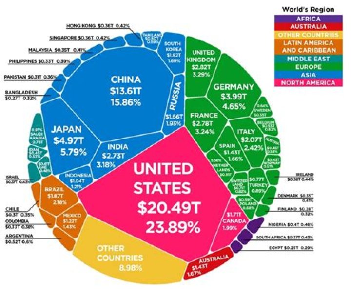 How much of the world is economy?